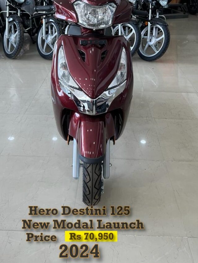 Hero Destini 125 New modal launch 2024 With New price